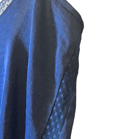 Navy Blue‎ Cami Top with Lace Trim, Sleeveless Tank Top Blouse - Picture 5 of 8